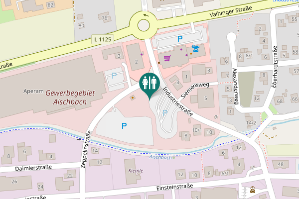 Map showing location of Zeppelinstraße 18 Toilet