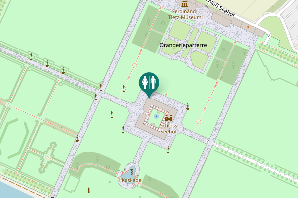 Map showing location of Memmelsdorf Toilet