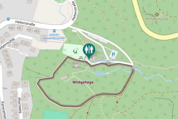 Map showing location of Heltenstraße 60 Toilet