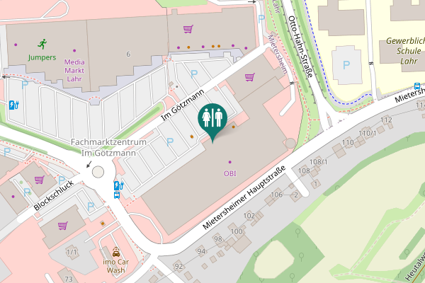 Map showing location of Im Götzmann 2 Toilet