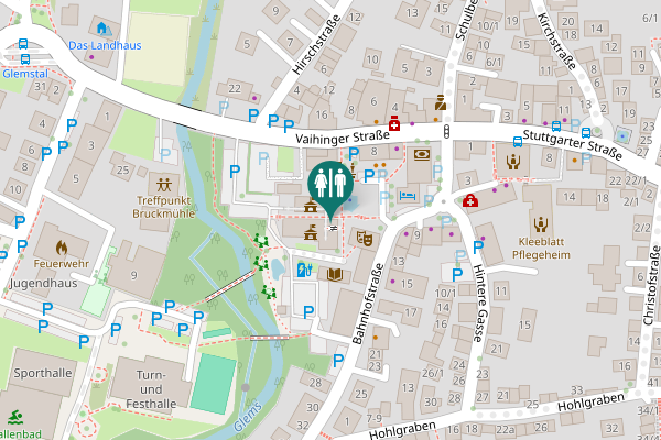 Map showing location of Schlosshof 1 Toilet