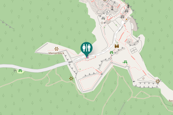 Map showing location of Blankenburg Toilet