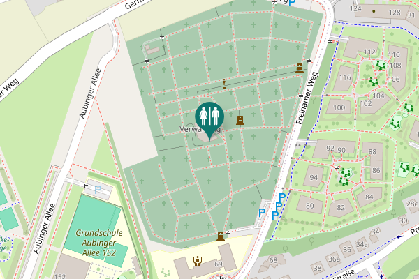 Map showing location of Freihamer Weg 73 Toilet