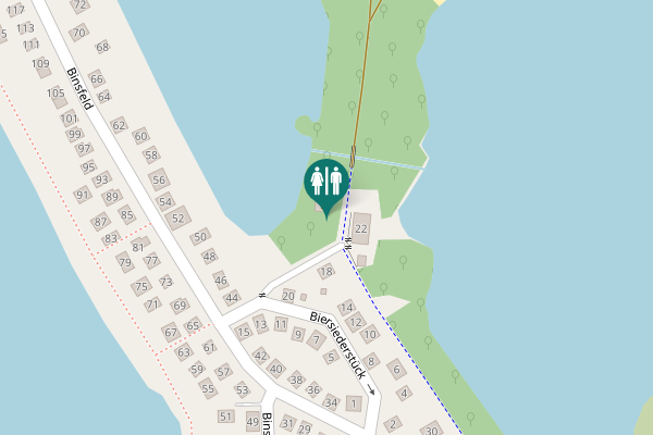 Map showing location of Biersiederstück 18 Toilet