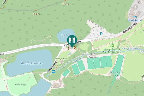 Map showing location of Alatseestraße 19 Toilet