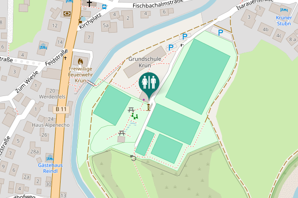 Map showing location of Isarauenstraße 2 Toilet