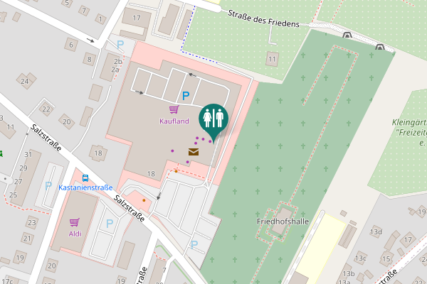 Map showing location of Salzstraße 16a Toilet