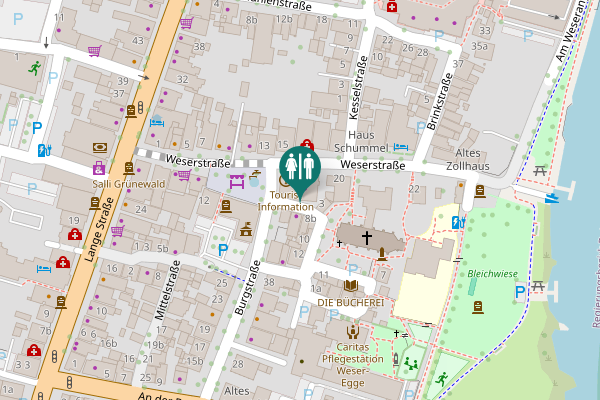 Map showing location of An der Kirche 6 Toilet
