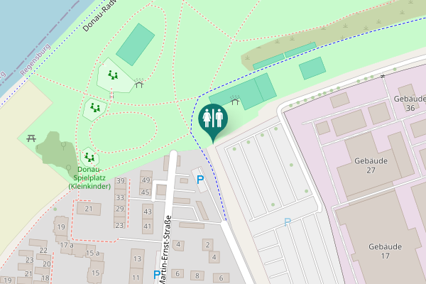Map showing location of Martin-Ernst-Straße 4 Toilet