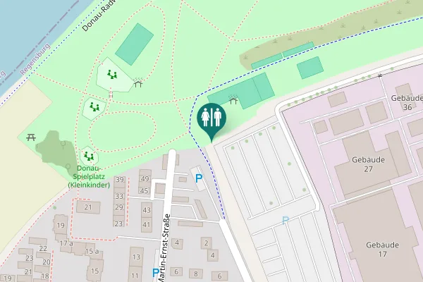 Map showing location of Martin-Ernst-Straße 4 Toilet