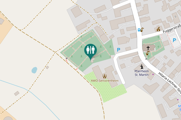 Map showing location of Friedrich-Bauer-Weg 6 Toilet