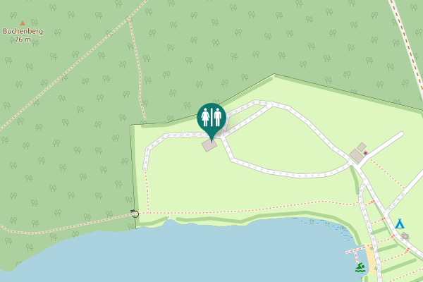 Map showing location of Blankenförde 1a Toilet