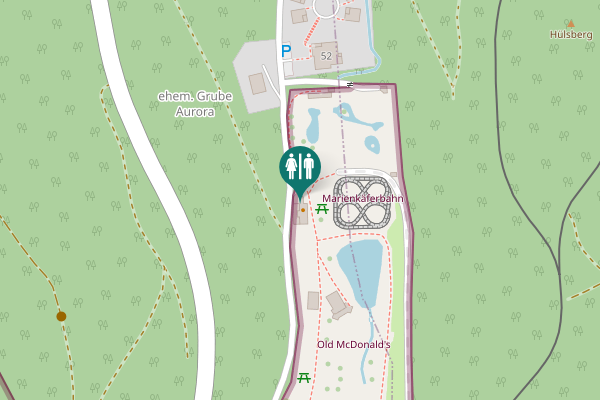 Map showing location of Aurorastraße 52 Toilet
