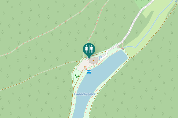 Map showing location of Dahner Straße 100 Toilet