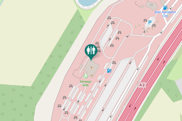 Map showing location of Am Speckenbach 30 Toilet
