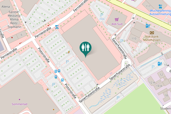 Map showing location of Pistorstraße 1 Toilet