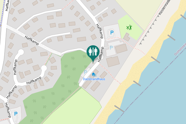 Map showing location of Schashagen Toilet