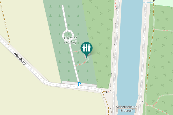 Map showing location of Wisselweg Toilet