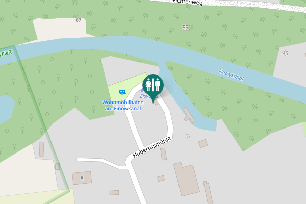 Map showing location of Hubertusmühle 11 Toilet
