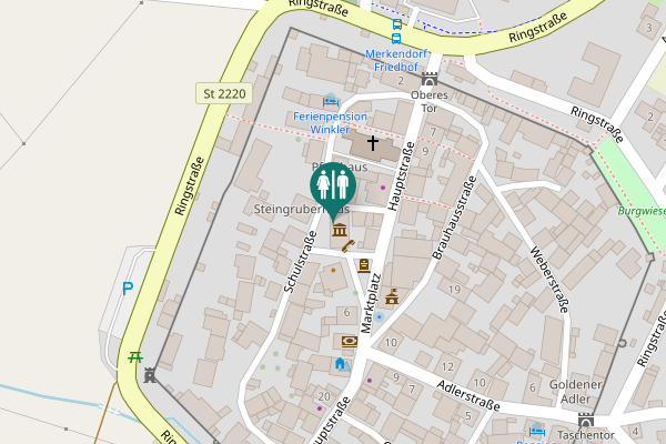 Map showing location of Marktplatz 4 Toilet