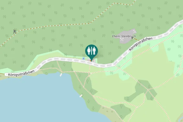 Map showing location of Königssträßchen 10 Toilet