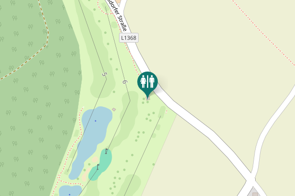 Map showing location of Am Golfplatz 1 Toilet
