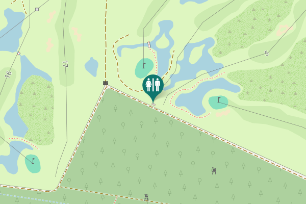 Map showing location of Pürschweg Toilet