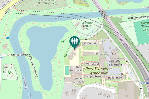 Map showing location of Struckholt 27 Toilet