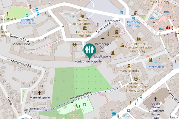 Map showing location of Domstraße 3 Toilet