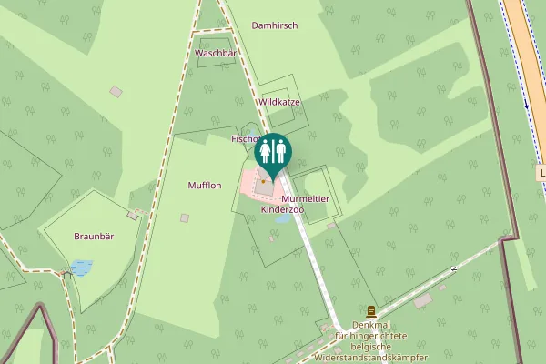 Map showing location of Etzenrather Mühle Toilet