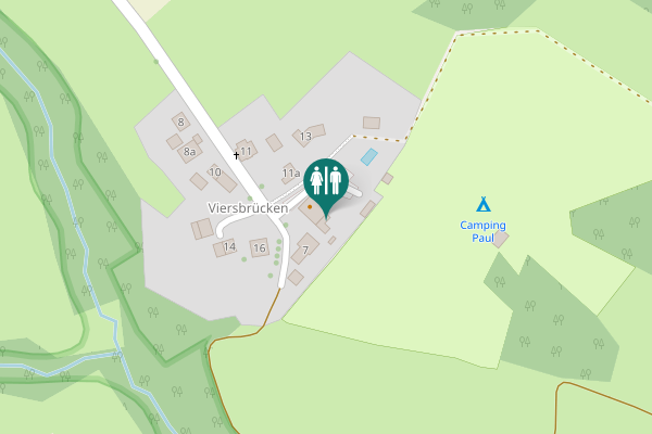 Map showing location of Viersbrücken 9 Toilet