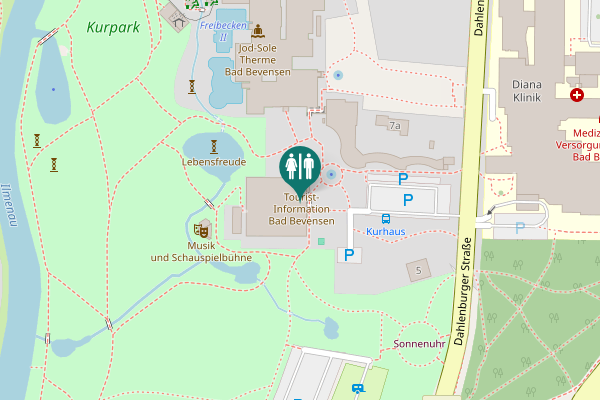 Map showing location of Dahlenburger Straße 1 Toilet