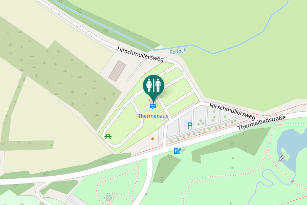Map showing location of Hirschmüllersweg Toilet
