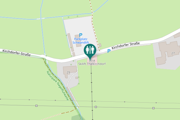 Map showing location of Kirchdorfer Straße 30 a Toilet