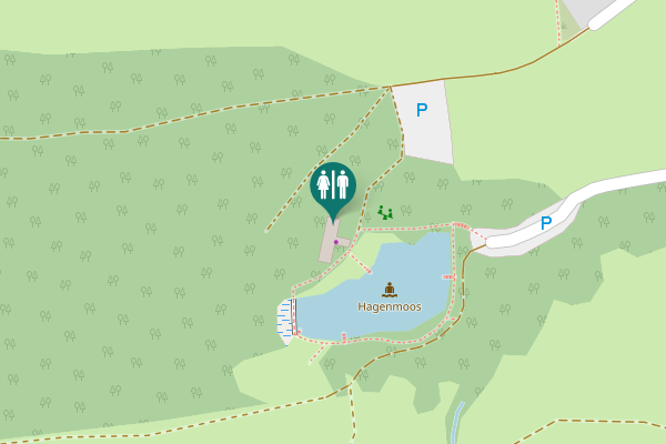 Map showing location of Obergünzburg Toilet