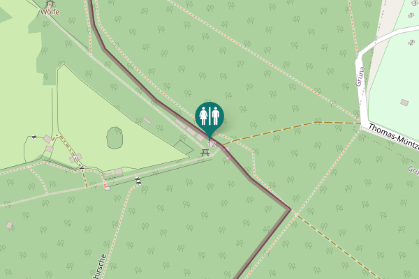 Map showing location of Thomas-Müntzer-Höhe 12 Toilet