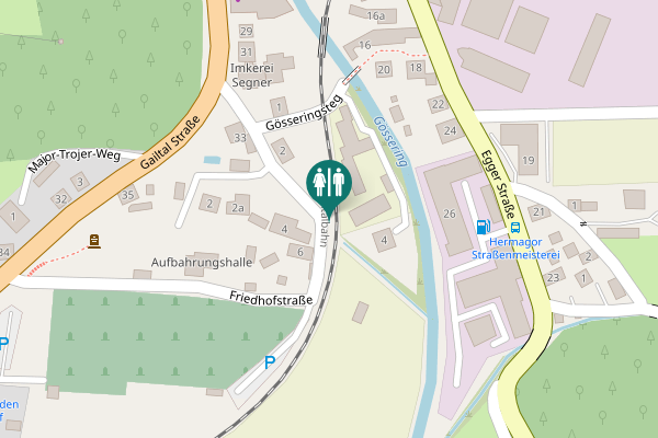 Map showing location of Friedhofstraße 6 Toilet