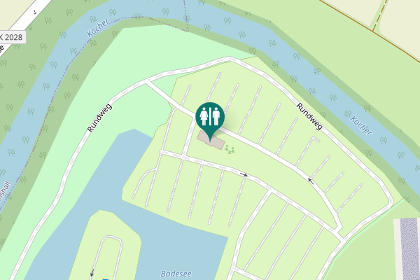 Map showing location of Hirschfeld 3 Toilet
