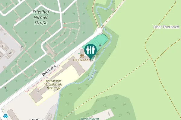 Map showing location of Birkstraße 8 Toilet