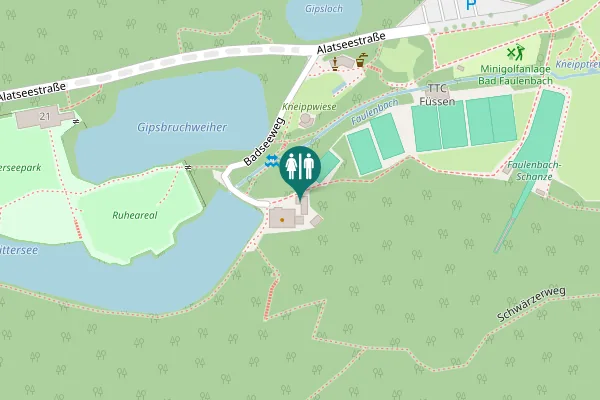 Map showing location of Badseeweg 5 Toilet