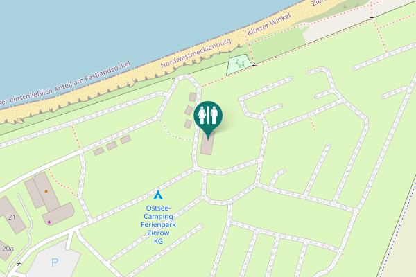 Map showing location of Strandstraße 19c Toilet
