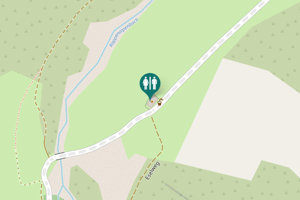Map showing location of Oberstdorf Toilet