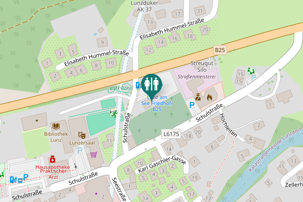 Map showing location of Schulstraße Toilet