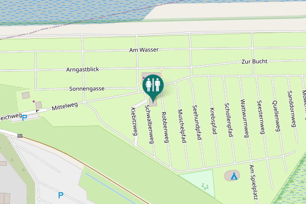 Map showing location of Auf der Gast 40 Toilet