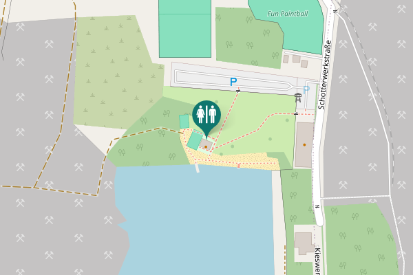 Map showing location of Schotterwerkstraße 1 Toilet