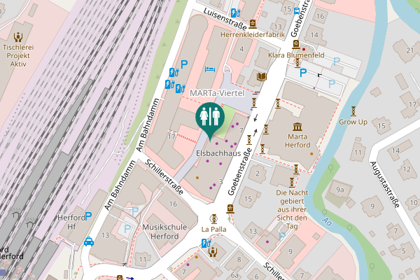 Map showing location of Goebenstraße 5 Toilet