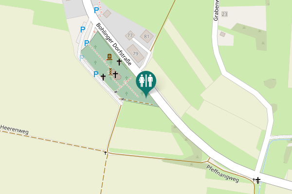 Map showing location of K 6160 Toilet