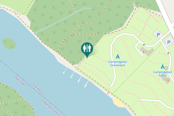 Map showing location of Haselbach 12 Toilet