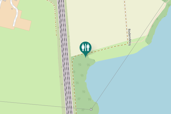 Map showing location of Rodendeich Toilet