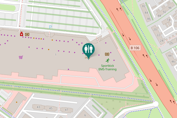 Map showing location of Grabenstraße 1 Toilet